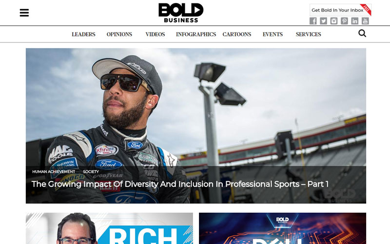 Bold Business website preview