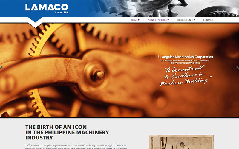 Lamaco website preview