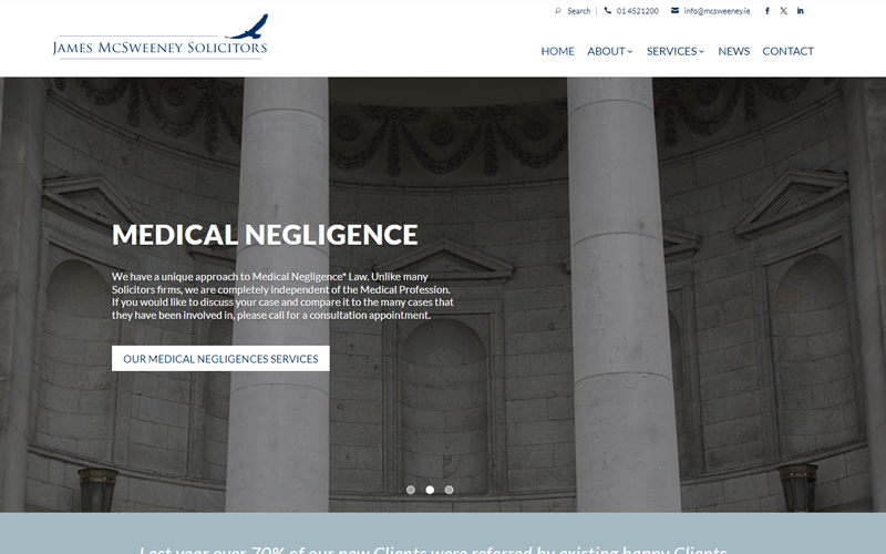McSweeney website preview