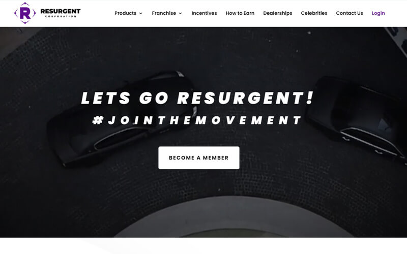 Resurgent Corporation website preview