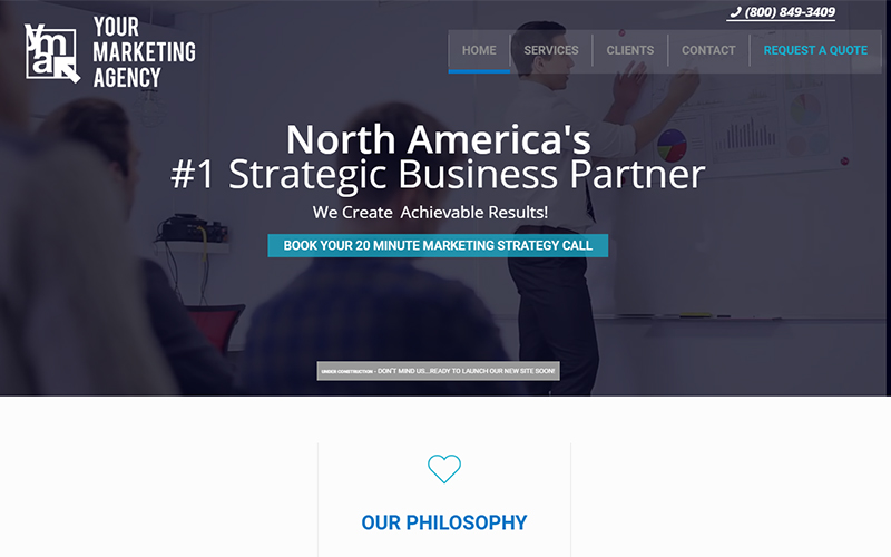 Your Marketing Agency website preview